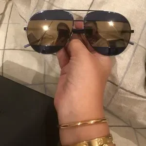 Dior | Accessories | Dior Split Qaque Sunglasses Blue Silver  display picture 1